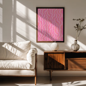 Pink Silk Pattern Poster