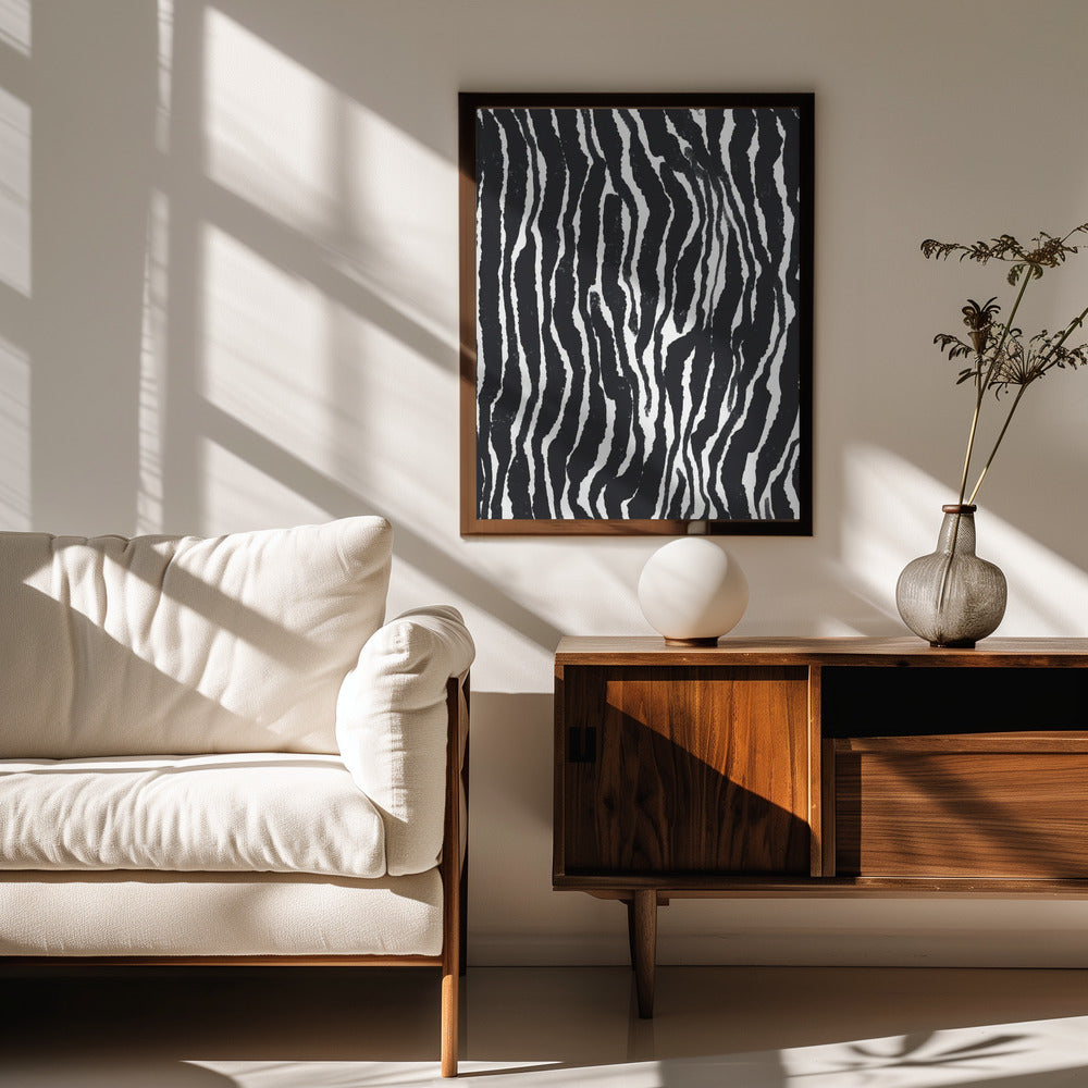 Zebra Pattern Poster