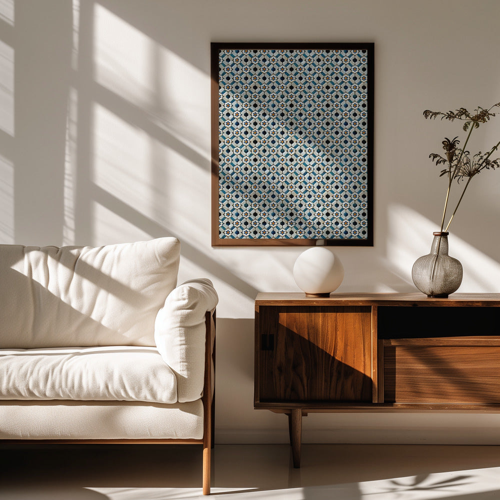 Moroccan Tile Pattern Poster