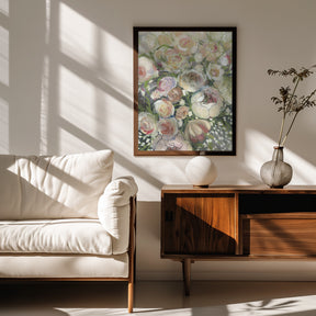 Maeve painterly florals Poster