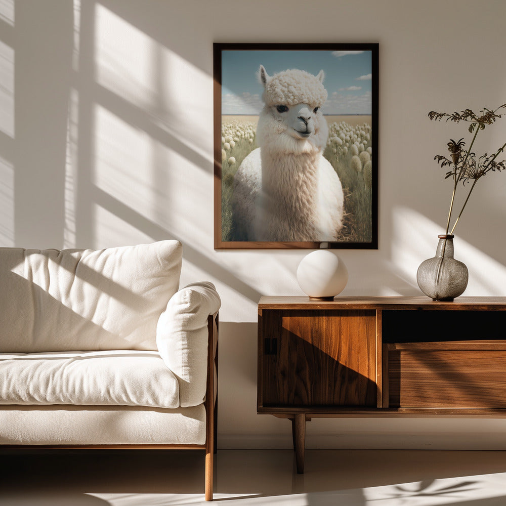 Cute Llama Poster