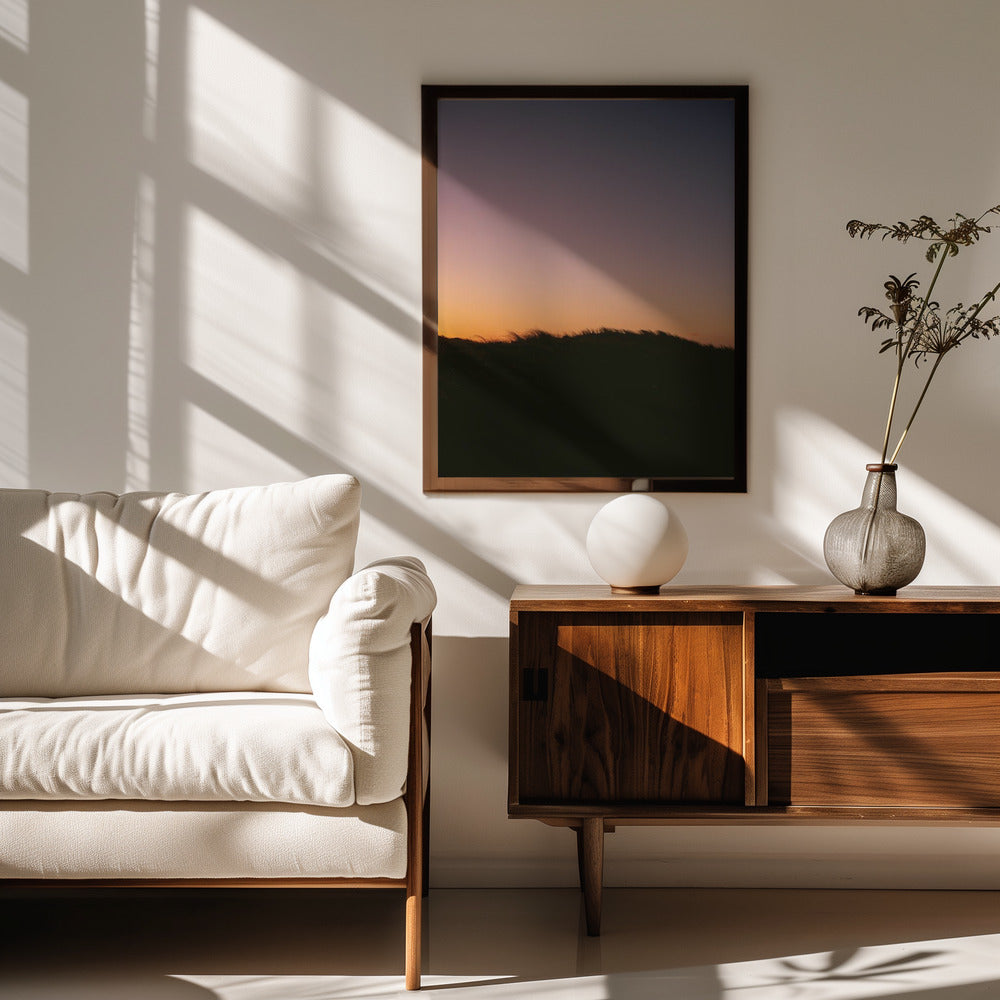 Dune Grass Sunset Poster