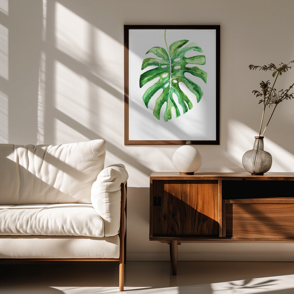 Monstera Leaf Poster