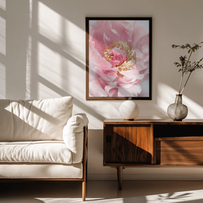 Blush peony I Poster