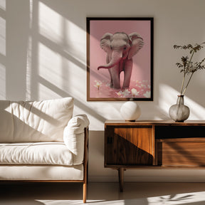 Young Elephant Poster