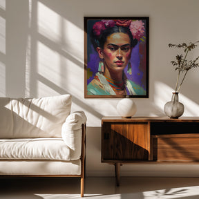 Portrait Of Frida Poster