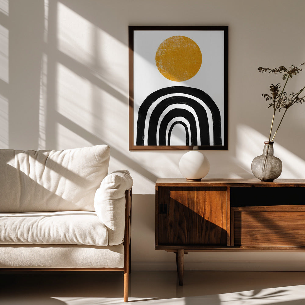 Arch Line Art Poster