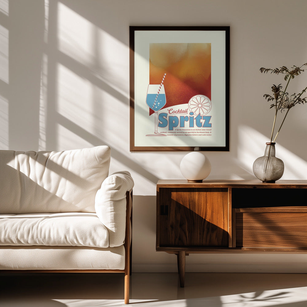 Aperol Spritz print Poster