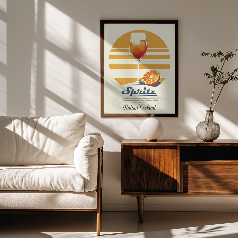 Spritz summer print Poster