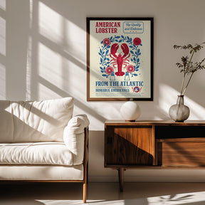 Lobster kitchen print Poster