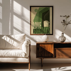 Love Sunday print Poster