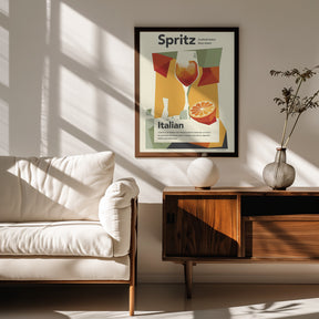 Aperol spritz print Poster