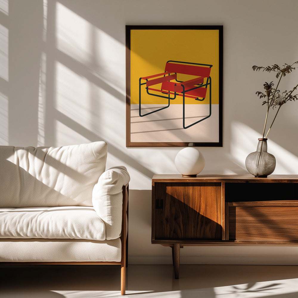 Wassily Chair Marcel Breuer Poster