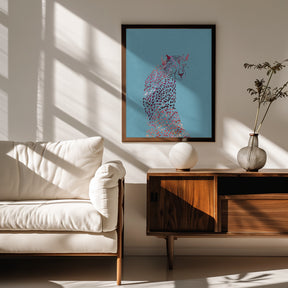 Abstract Cheetah Poster