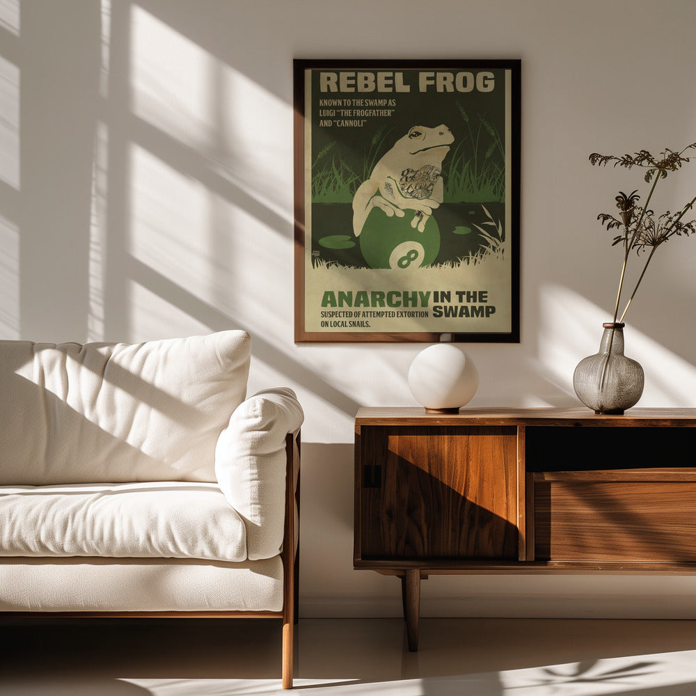 prisoner frog funny poster Poster