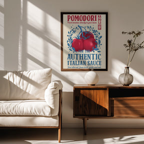 Pomodori Kitchen print Poster