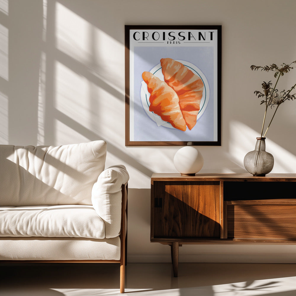 Croissant - Paris Poster