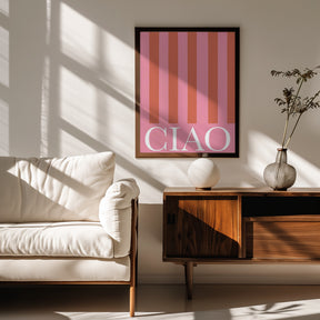 Ciao Stripes Poster