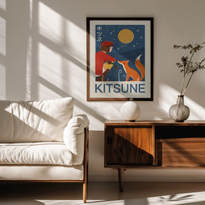 Kitsune Fox Poster