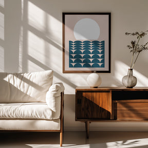 Geometrical Seascape Poster