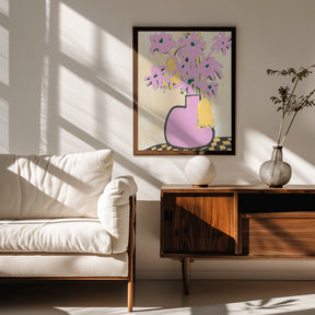 Pink Vase Poster