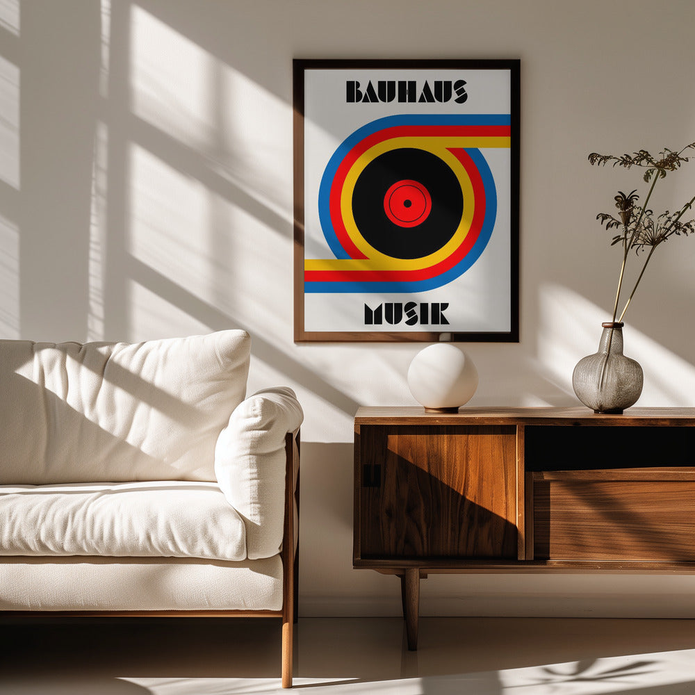 Bauhaus Musik Vinyl Poster