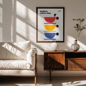 Bauhaus Coffee Minimalist Poster