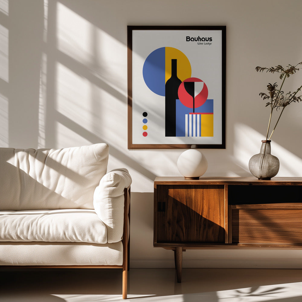 Bauhaus Wine Lodge Poster