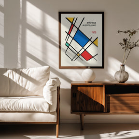 Bauhaus Geometric Design Retro Poster