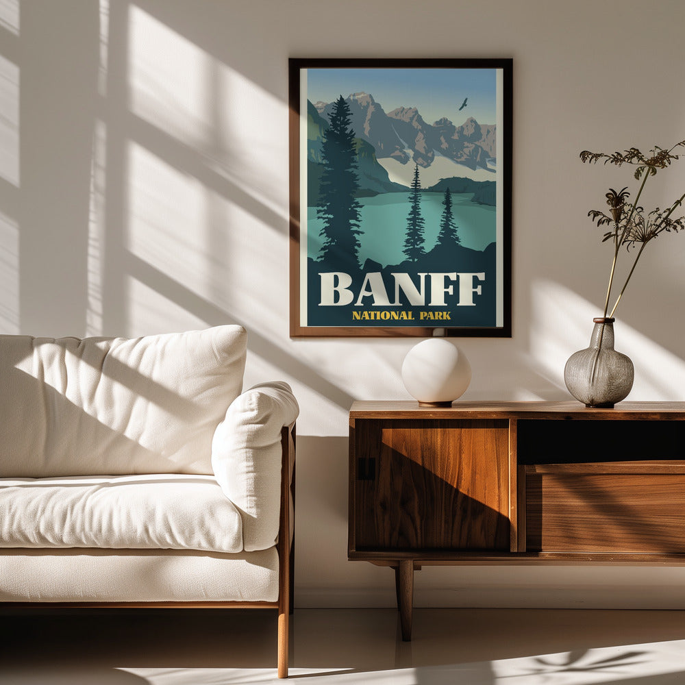 Banff National Park Travel Print Poster