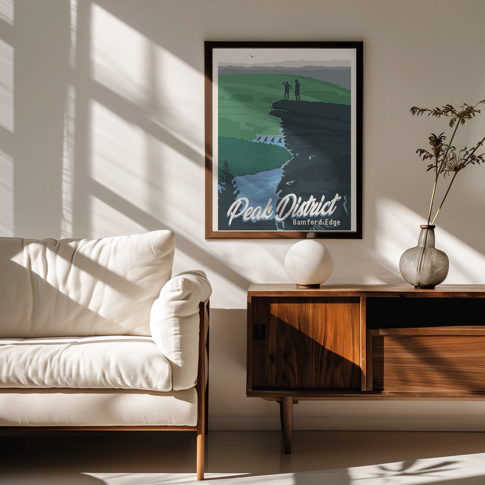 Peak District National Park Travel Print Poster