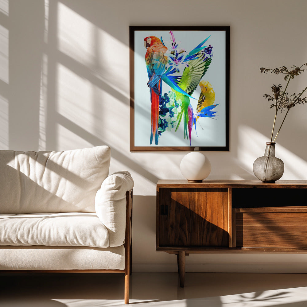 Birds of Paradise I Poster