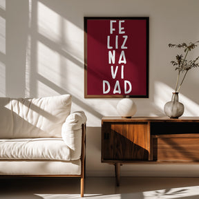 Simple feliz Navidad Poster