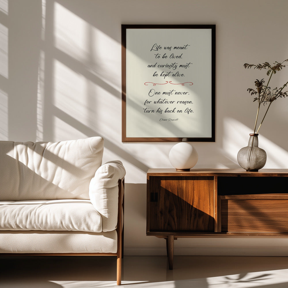 Eleanor Roosevelt quote Poster