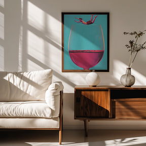 Wine Dive Poster