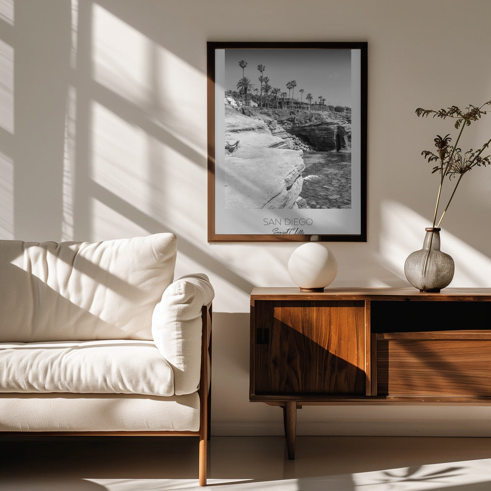 In focus: SAN DIEGO Sunset Cliffs Poster