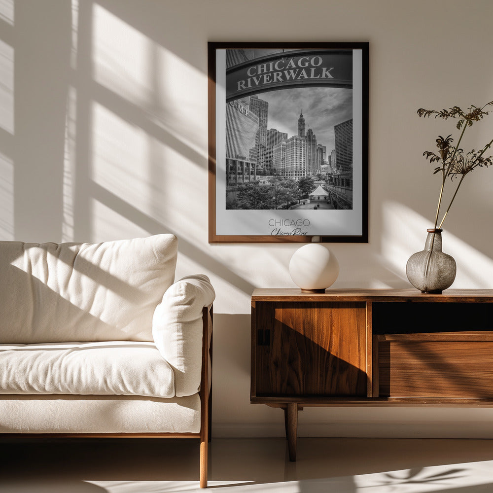 In focus: CHICAGO Riverwalk Poster