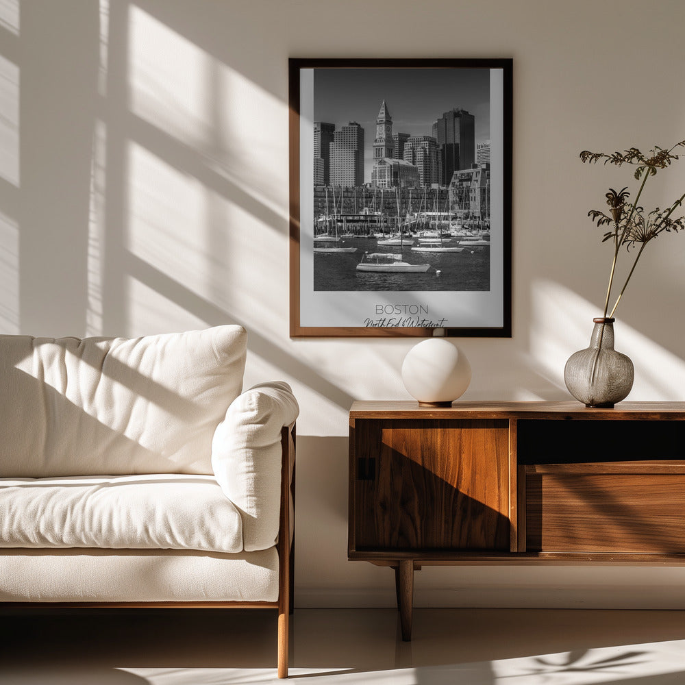 In focus: BOSTON Skyline North End &amp; Waterfront Poster