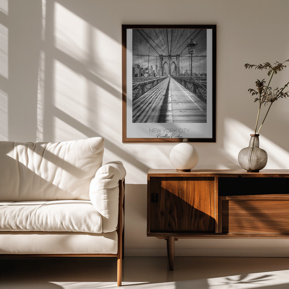 In focus: NEW YORK CITY Brooklyn Bridge Poster