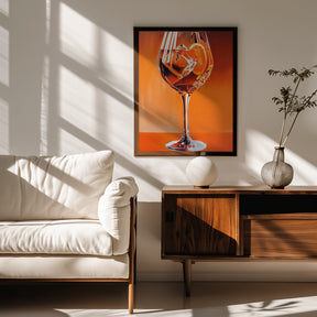 Aperol Spritz Orange Poster