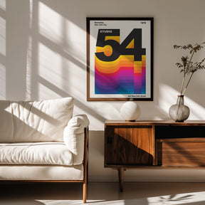 Studio 54 Retro Design Poster