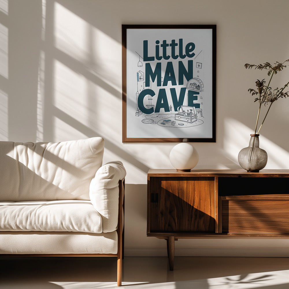 Little Man Cave Poster