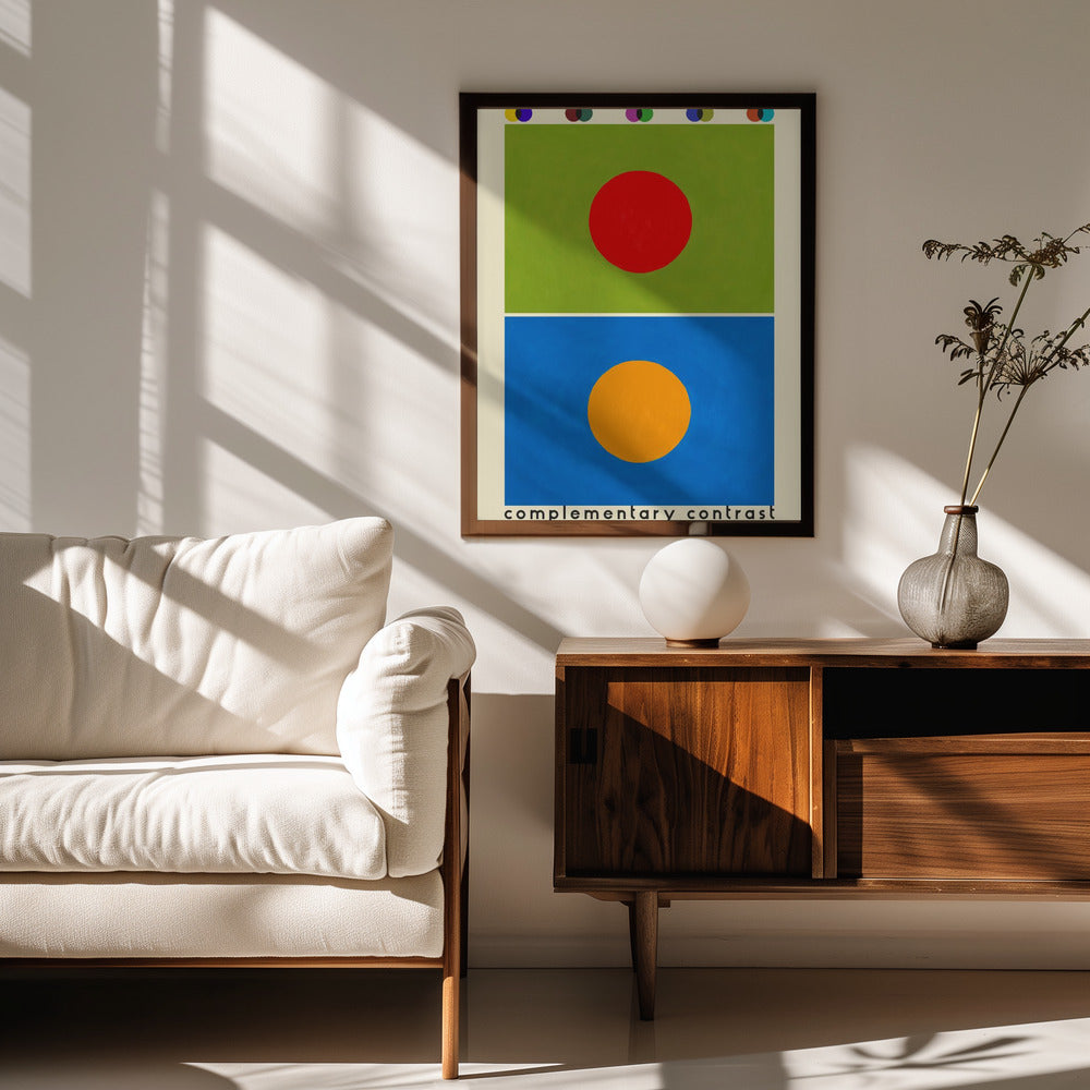Complimentary contrast Poster