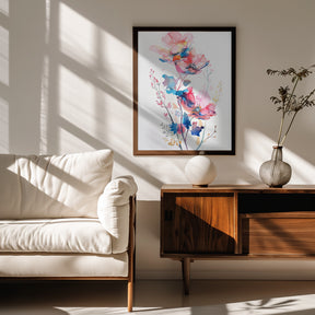 Watercolor Floral No. 8 Poster