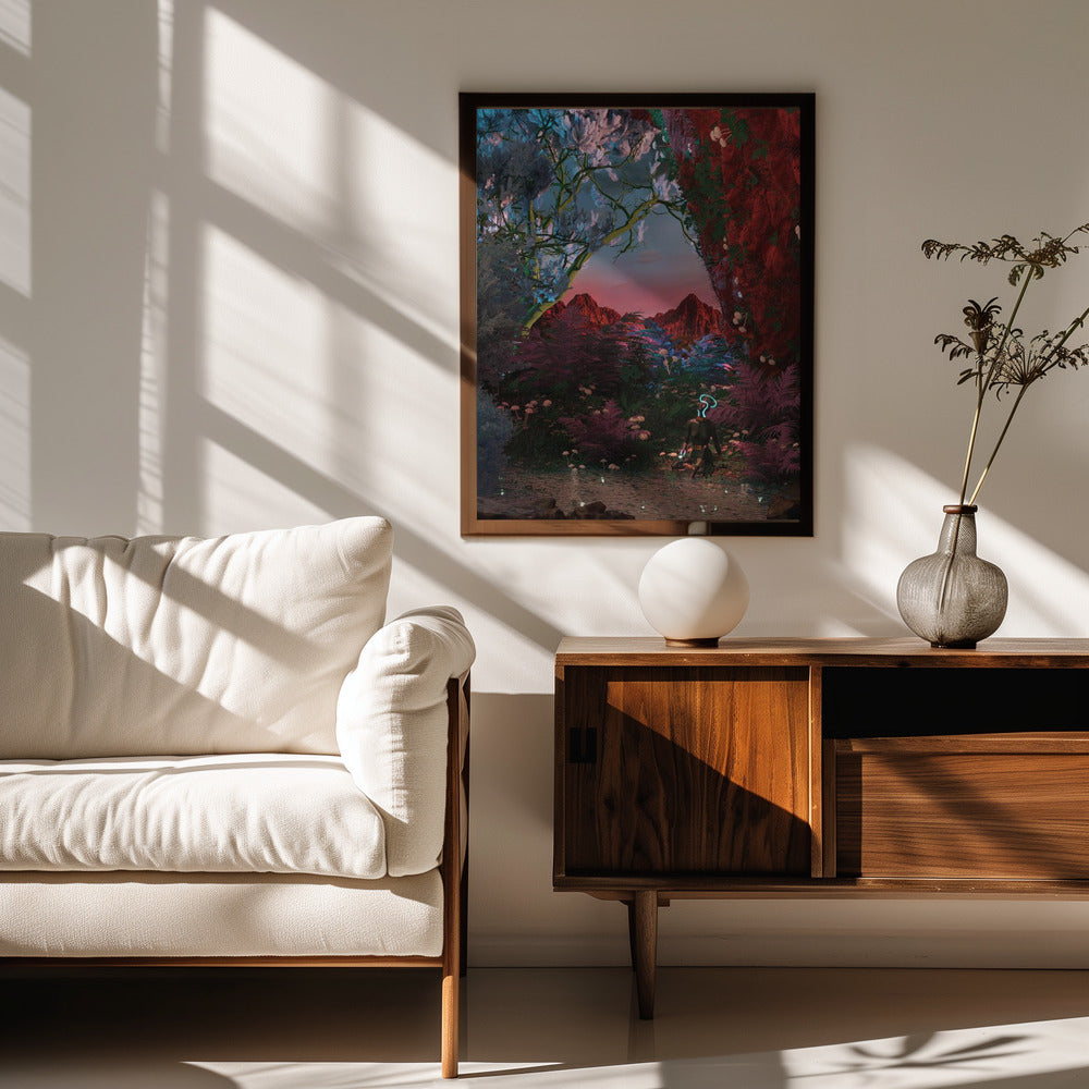 Still Life Fishing Pond Poster