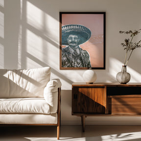 Mexican wall art in Oaxaca Poster