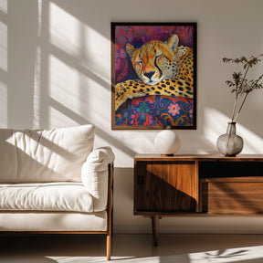 Resting Cheetah Poster