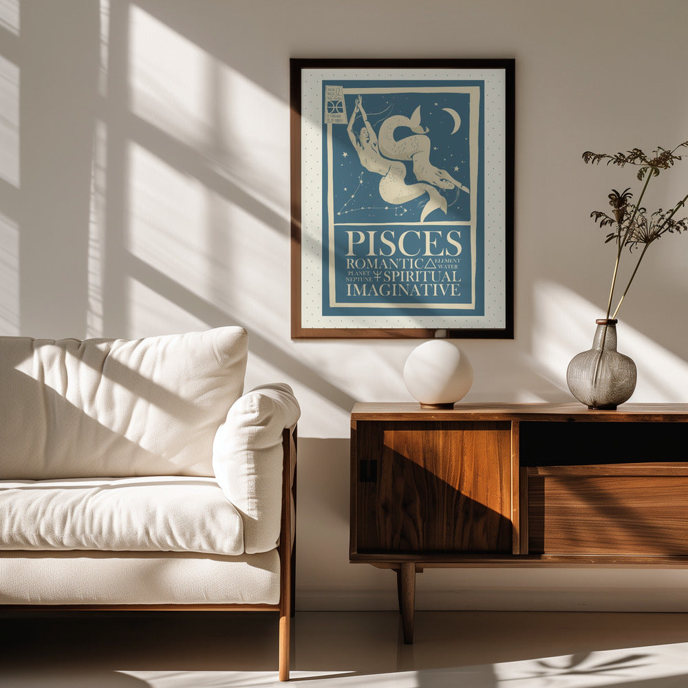 Pisces Print Poster