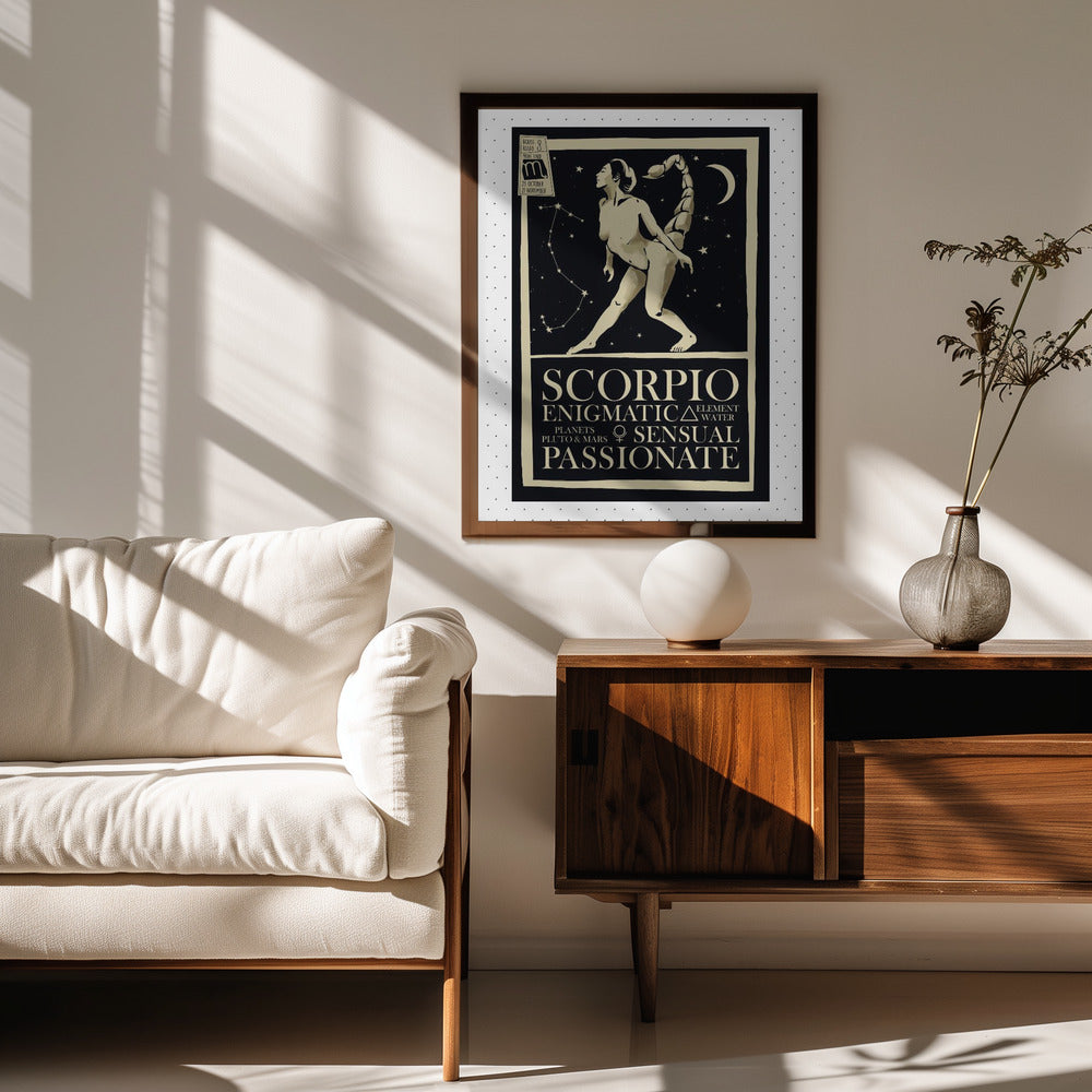 Scorpio Print Poster