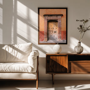 San Miguel de Allende Door | Mexico Travel Photography Poster